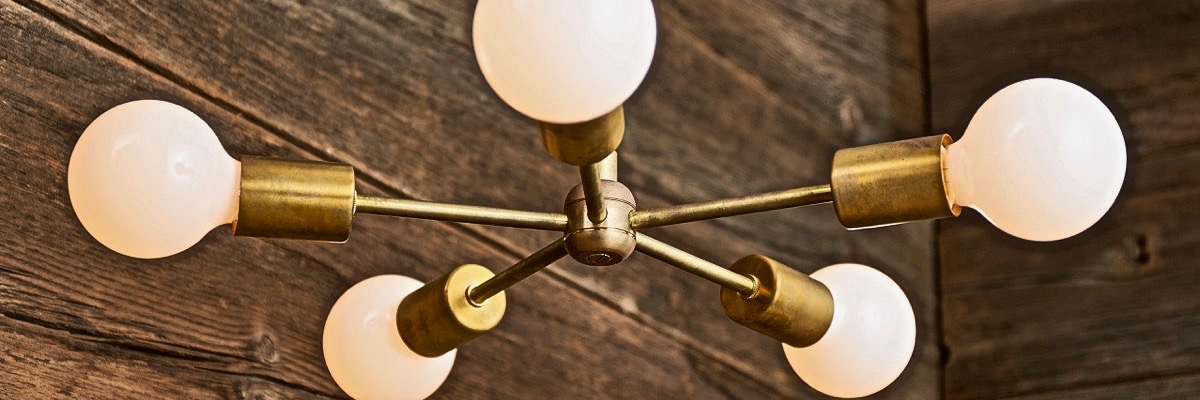 Molecular Brass Lamp