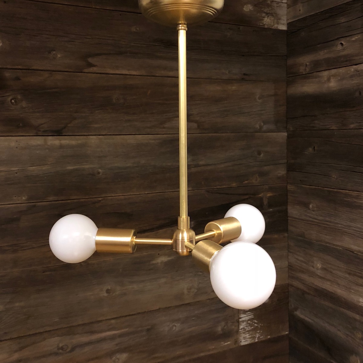 Molecular Brass Lamp 3 Lite 3in.