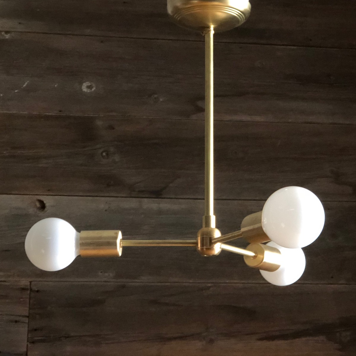 Molecular Brass Lamp 3 Lite 5in.