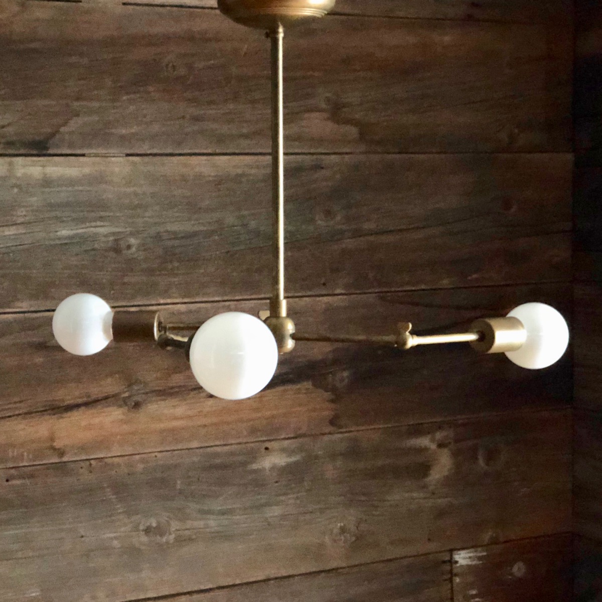 Molecular Brass Lamp 3 Lite Swivel