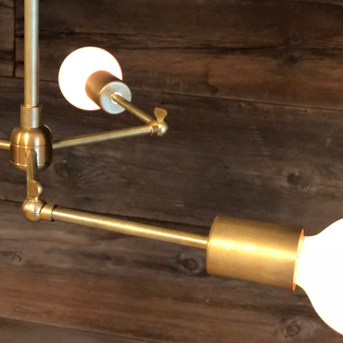 Molecular Brass Lamp 3 Lite Swivel