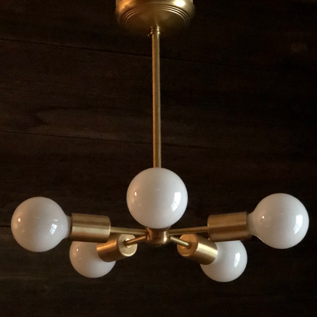 Molecular Brass Lamp 5 Lite 3in.