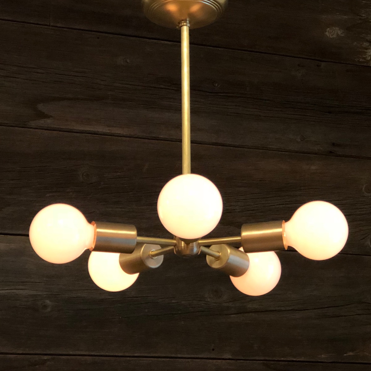 Molecular Brass Lamp 5 Lite 3in.