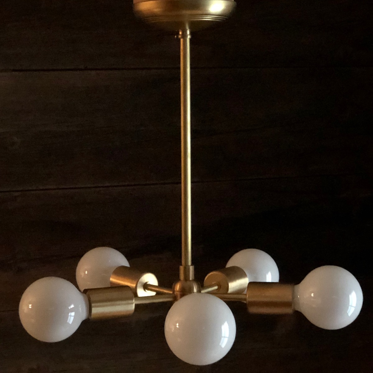 Molecular Brass Lamp 5 Lite 3in.