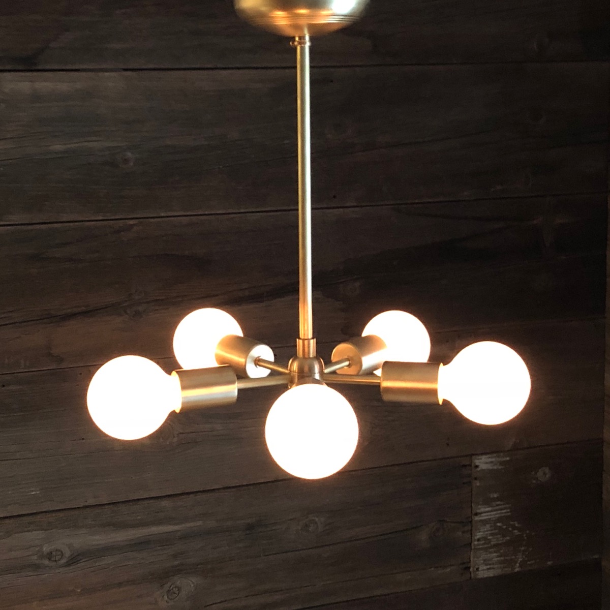 Molecular Brass Lamp 5 Lite 3in.