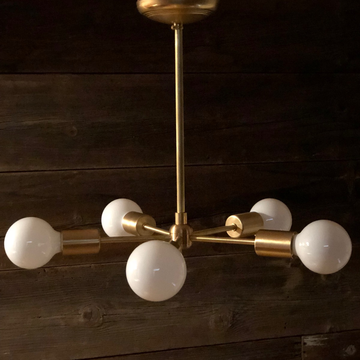 Molecular Brass Lamp 5 Lite 5in.