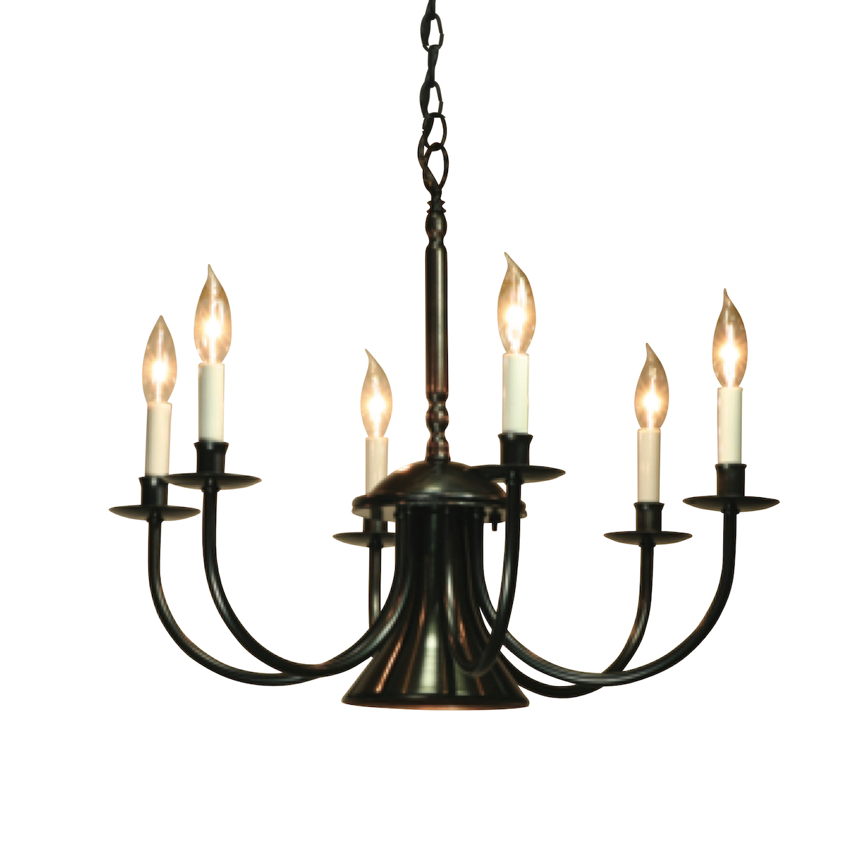 Lumina Chandelier 6 arm Candle w/Centre Light